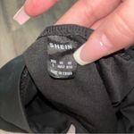 SheIn Black Cross Halter Tank Top Photo 4