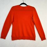 Charter Club  Luxury Orange Soft Cashmere Classic Fit Crewneck Sweater Size Small Photo 1