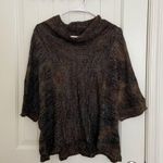 EUC | Yarn Art women’s thin lightweight acrylic‎ knit cowl neck sweater medium Brown Photo 0