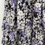 Free People Vintage  Tiered Pull On Floral Gauzy Tulle 90s Mini Skirt Women Small Photo 6