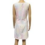 Venus  Pastel Tie Dye Rhinestone Ruched Side Sleeveless Midi Dress Womens Large Photo 6