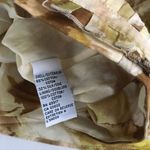 Calvin Klein NEW Floral A Line Pleated Silk Skirt Lined Womens Size 10 Yellow Photo 3