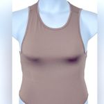 Forever 21 Tan Smooth Thong Bodysuit Size Small – High Neck, Muscle Tank Photo 2