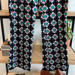 Maeve Anthropologie The Margot Knit Jacquard Pull On Kick Flare Ankle Pants, XS Photo 3