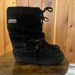 Steger Mukluks Boots Genuine Moosehide Leather Black Made in USA Womens 7 Photo 1