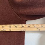 Eileen Fisher  100% Wool Coat Size Medium Women’s Brown Full Zip Photo 4