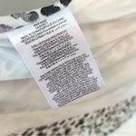 BCBGeneration NWT  Black and White Animal Print Wrap Dress - Size: 12 Photo 4