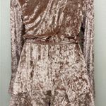 Velzera 🆕 Bell Sleeve Velvet Lace-Up Romper🆕 Photo 5