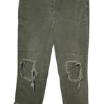 Free People Womens Jeans Y2k Maggie Button Fly Distressed Straight Frayed Hem 28 Photo 0