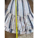 Xirena Atlas Rumer Cotton Striped Maxi Dress Size Medium Blue Photo 5