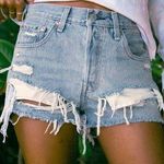 Levi’s 501 High Rise Denim Shorts Photo 0