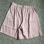 NWT Neecan Pink High Waist Elastic Wide Leg Bermuda Shorts Casual Summer Comfy Size XL Photo 4
