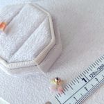 Acrylic airplane stud earrings Orange Photo 2