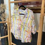 Jams World Viola Twist 2 Piece Set Button Up Boxy Top & Wide Leg Pants Medium🧡🎀 Photo 7