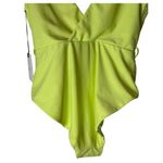 ONIA Bathing Suit Women Small Yellow Citron Neon Michelle One Piece Swimsuit NWT Photo 5