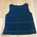 Valerie Stevens Valerie by Valerie Steven’s 100% Silk Embroidered Sequin Blouse Size S Photo 0