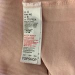 Topshop Pink Ruffle Sweatshirt Long Sleeve Pullover Crew Neck US 8 Cozy Trendy Photo 5