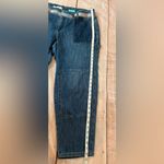 Pilcro and the Letterpress  Patchwork Carpenter Jeans Straight Size 31 Hi Rise Boho Photo 7