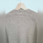 J.Crew Super Soft Yarn Merino Wool Blend Oatmeal Cropped Cardigan Sweater XS Photo 9