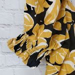Who What Wear  Yellow Floral Linen Dress XL Photo 5
