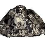 Dress Barn  Jacket Womens Grey Black Tan Colorblock Full Zip Collar Chic Size Photo 3