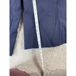 Banana Republic Wool Blend Blazer Navy Blue Gold Button Puff Sleeve Sz 12 Career Photo 5