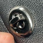 Coach F53628 CLUTCH CHAIN WALLET IN METALLIC GREY CAVIAR CALF LEATHER Photo 11