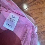 MOTHER Denim High Waisted Rider Flood 24 Into the Midst Pink Photo 5