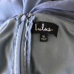 Lulus NWT Lulu’s blue sleeveless maxi gown dress size XL Photo 2