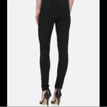 Helmut Lang Black Reflex Bodycon Leggings Contrast Topstitch Detail Trim Size Sm Photo 1