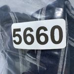 Treasure & Bond Treasure Bond Navy Blue Striped Linen‎ Blend Blazer Jacket Business Casual M Photo 10