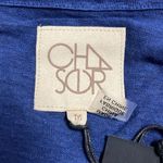 Chaser Navy Blue White Stars Patriotic Button Front Tank Top Cami Medium NWT Photo 4