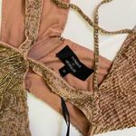 DUNDAS x REVOLVE Cher Embellished Mini Dress in Gold Gold Size M Photo 11