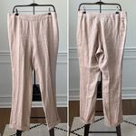 Akris  Nubby Linen Cuffed Side Zip Trousers Pants 12 Photo 3