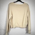Molly Bracken La Maison X  Cream Teddy Bear Pullover Sweater Womens S Cozy Soft Photo 6