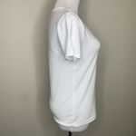 On 34th White V Neck T Shirt Sz Small Modal Spandex Photo 3