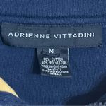 Adrienne Vittadini Women’s  Oversized Yellow Blue & White Hoodie Size Medium Photo 5