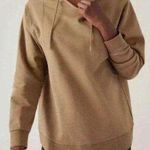 Athleta sundown hoodie sweatshirt in camel brown tan sz medium pullover Photo 0