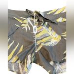 Patagonia  Garden Island Palm Leaf Print Tie Waist Shorts in Marrow Gray Sz L NEW Photo 8
