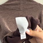 Nike Yoga Luxe Cover Up Mock Neck Chocolate Brown Size S Athletic Photo 5