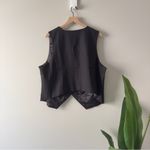 Torrid  Black Button-Up Vest Sleeveless Layering Solid Business Casual 3X NWT xxl Photo 3