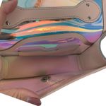 Alexander McQueen Mini Jewelled Crossbody Bag Holographic Pink PVC Leather Photo 13