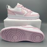Nike Court Borough Low 2 SE (GS) Big Kids' Shoes Color White/Pink Foam Photo 12