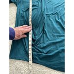 LUMIERE USA Soft Viscose Jersey Long Sleeve Tee Shirt Tunic Top Teal size L Blue Size L Photo 5