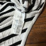 Acemi  Women’s Faux Wrap Bodysuit, Ribbed Fabric, Sz Lg Photo 3