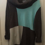JM Collection FINAL MARKDOWN  cowl neck sweater large Photo 0