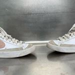 Nike  Women’s White and Pink Blazer High Top Sneakers - Size 7 - VGUC Photo 3