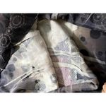 Anthropologie Y2K Silky Pleated Skirt Midi Dress Island Girl Whimsygoth Floral Photo 1