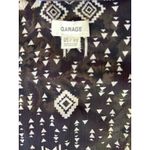 Garage  Kimono One Size‎ Sheer Black White Geometric Cover Up Duster ptp 20" L49" Photo 3