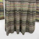 Moth Anthropologie Rainbow Stripe Sweater Wool Blend Size Medium Boho Babydoll Green Photo 9